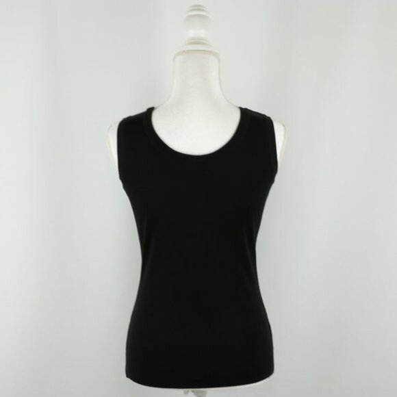 Exclusively Misook Women's XXS Petite Scoop Neck Spring Weight Knit Tank Top - Picture 3 of 6